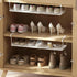 1 Pack 0.94 Inches Expandable Under Cabinet Shelf, Under Shelf Basket with Thick Clips for Kitchen Cupboard, Metal