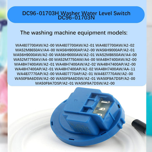 Washer Water Level Switch DC96-01703H, Samsung Washing Machine Pressure Sensor Replacement Parts with Hose