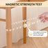 2 Pack Magnetic Curtain Tiebacks, Curtain Holdbacks for Draperies, Wood Bead Curtain Tiebacks, Elegant Curtain Tie