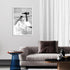 KFDJIG 12x16in Preppy Canvas Wall Art Black and White Pictures Feminist Poster Trendy Teen Girl Funky Home Wall Decor