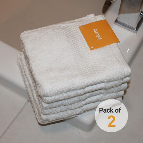 Set, 13" 12" (2 Pack, joluzzy Turkish Cotton Washcloths x Luxury Face Towels for Bathroom, Premium Hotel and Spa