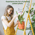 16inch 4 Pack Wellsign Indoor Plant Trellis for Climbing Plants, Small Garden Metal Trellis for Potted Plants Outdoor