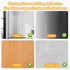 Kitchen Spice Rack for Wall - 13.8" Black Large Adhesive Hanging Spice Racks, 2 Packs Storage Organizer
