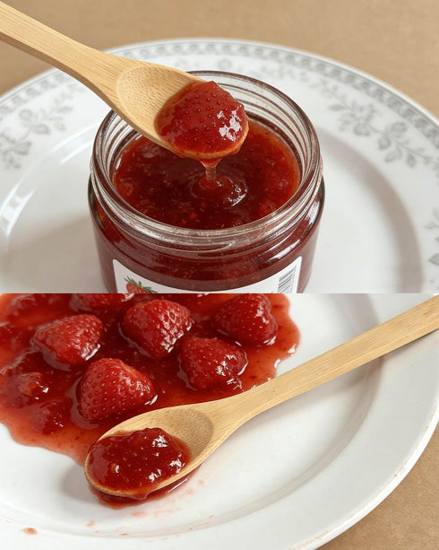 8Pcs Wooden Honey Dipper Sticks and Spoon - Wooden Spoon for Honey Sticks Spreading & Scooping Used in Kitchens