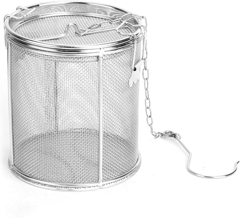 AUNMAS Stainless Steel Tea Ball Strainer, 4.7 Inch Infusion Basket for Loose Leaf Tea and Soup Seasonings
