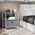 1-Drawer Closets, Sorbus Nightstand Shelf Storage - Bedside Furniture & End Table Chest Dresser with Steel Frame, Wood