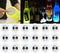 LOGUIDE LED Light Up Coasters, LED Bottle Lights, Flashing Shots Light, Cool-White Coaster Discs for Drinks