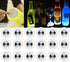 LOGUIDE LED Light Up Coasters, LED Bottle Lights, Flashing Shots Light, Cool-White Coaster Discs for Drinks