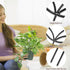 CANIPHA 4 Pcs Small Metal Trellis for Potted Plants,Indoor Plants Trellis for Climbing,Leaf Shapes Mini Plant Trellis