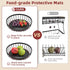 2 Counter 2 Counter Sevenblue Tier Large Fruit Basket for Kitchen with Banana Hangers, Metal Stackable Fruit Bowl