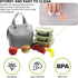 Mziart Insulated Lunch Bag, Simple Bento Cooler Tote for Lunch Box for Women Men Adult Picnic Working Hiking Beach