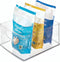 iDesign Recycled Plastic Cabinet and Pantry Storage Bin with Integrated Handles, 10” x 8” x 5”, Clear