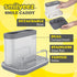 Smilyeez Caddy Combo, Sink Caddy with Smiling Dishwand & 2 Scrub Brushes (White & Grey)