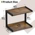 MARTY 2 12.6"x7.7" Counter Countertop, Tier Shelf Organizer Kitchen Spice Rack for Coffee Station Organizer for Mugs