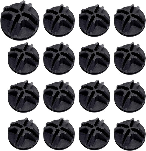 40 Pieces Plastic Storage Cube Connectors, Wire Cube Connectors for Modular Closet Storage Organizer (Black)
