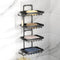 Moforoco 4 Tier Soap Bar Holder for Shower, No Drilling, 304 Stainless