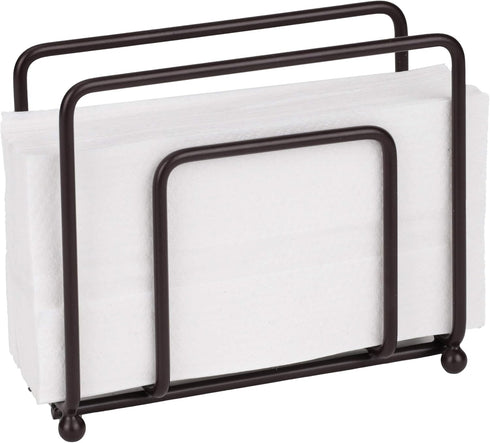 Mind Reader Wire Napkin Holder, Multi-Unit Free-Standing Tissue Storage for Dining Area, Pack of 2, Stainless Steel