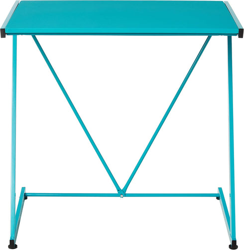 Z-Shaped Student Desk in Aqua