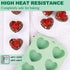 Silicone Heart Molds, 2 Pack Mini Cake Pan for Muffins, Ice Cubes, Chocolate Bombs, and Cupcakes
