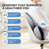 BEBAS Lumbar Support Pillow for Car, Ergonomic Memory Foam Back Cushion for Driving, Lower Back Support for Pain
