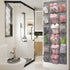 Over The Door Hanging Shoe Rack Organizer - 18 Pockets with 6 Extra Large Mesh Pockets for Shoe Holder Storage