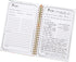 Blank Recipe Book: 120 Pages, 8 Sections, Floral and Orange Theme, Laminated Hardcover (5.5 x 8.5 In)
