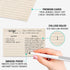 321Done Recipe Cards: Made in USA, 4x6 Tan, Double-Sided Thick Cardstock, Pack of 50