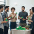 Favors(12 DEEKIN Mental Health Rubber Duck Bulk Green Ribbon Mental Health Awareness Items Gifts for Adults Self Care