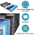 Eternal Beauty Sequin Pillow Covers, Glitter Decorative Pillowcase Set of 2 for Couch Sofa Bed Living Room, 18x18