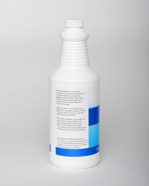 Bluewater Chemgroup (32 Blue Spray Marker - Ounces) - Weed Spray Dye, Herbicide Dye, Fertilizer Marking Dye, Turf Mark