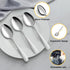 BEWOS 24 Pieces Silverware Spoons Set, 7.5-Inch Stainless Steel Dinner Spoons, Mirror Polished, Dishwasher Safe for Home