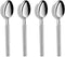 Demitasse Espresso Spoons, 5.7-Inch Manual Forged 18/10 Stainless Steel Small Dessert Spoon Set of 4
