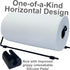 Horizontal Countertop Paper Towel Holder (Black) by WEEBAK