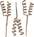 Brown Spiral Twig Stem Wire Pick, 3 Pack for Bouquets, Boutonniere, Floral Arrangements