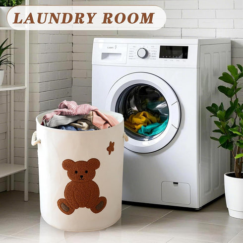 58L INough Large Laundry Basket Tall Baskets Storage for Dirty Clothes, Toys Storage Bins Baby Hamper Clothes Hamper