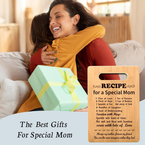 Gifts for Mom from Daughter, Birthday Gifts for New Mother, Cutting Board Gift for Stepmother, Mama