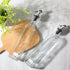 GMISUN Olive Oil and Vinegar Dispenser Bottle Set, 2Pack 17oz Kitchen Glass Bottles with Funnel and Labels
