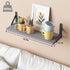 16.5 Inch (Set 6 YGEOMER Floating Shelves for Wall, Farmhouse Wall Shelves for Bedroom, Bathroom Storage, Living Room