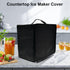 Ice Maker Cover for AGLUCKY Countertop Ice Maker Machine, Waterproof Dustproof Heat-Resistant Scratch-Resistant UV-Resistant Cover for Ice Maker Countertop Nugget, 600D Nylon Black