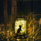 Styleonme Mobile Outdoor Solar Lanterns, Cat & Butterfly Fairy Lights Theme Garden Decor Gifts for Mom