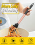Pack of 2 Silicone Pasta Forks - Heat Resistant Noodle Spoon Server, BPA Free Spaghetti Strainer, Cooking Tools (ROSE