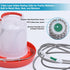 2 Pack, 39W 4FT Chicken Water Heated Cord Chickens Water Heater for Winter, Freeze Proof Chicken Waterer Heater