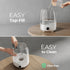 3.5L 40H Homvana Humidifiers for Bedroom Diffusers - Top Fill Cool Mist Humidifier Large Room, Runtime Diffusers