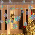 Cheerland Winter Wonderland Iridescent Snowflake Hanging Garland Decorations, Holographic Paper Snowflakes for Christmas