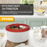 Microwave Splatter Cover, Vented Silicone and Glass Lid, Collapsible Plate Cover for 6-11 inch Plates