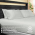 Threadmill 3 Piece Twin Sheets Set for Bed, Rayon Bamboo Cooling Bed Sheets Light Grey - 15 Inch Deep Pocket