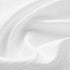 Home Queen Waffle Curtain Valance Window Treatment for Kitchen Bathroom, Set of 1, 60 X 16 Inch, Solid White