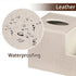 PU Leather Square Tissue Box Cover, Multi-Functional Holder for Tissue and Remote Control Storage