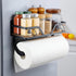 AIDILI Magnetic Paper Towel Holder for Fridge - Magnetic Spice Rack for Refrigerator