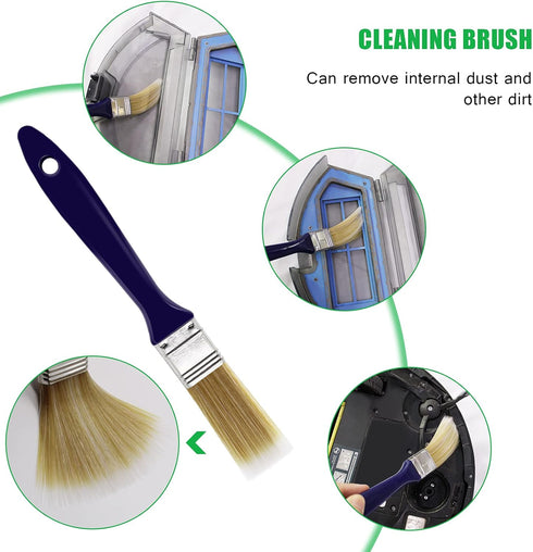 Vacuum Attachments Accessories for Robot Vacuum Cleaner, Cleaning Brush Roll Replacement Parts, Tool Kit for Vacuums